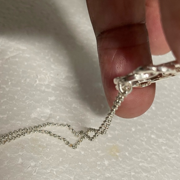 NWOT VTG Jewelry by Avon, Infinity Necklace In Support Against Domestic Violence - Picture 8 of 13